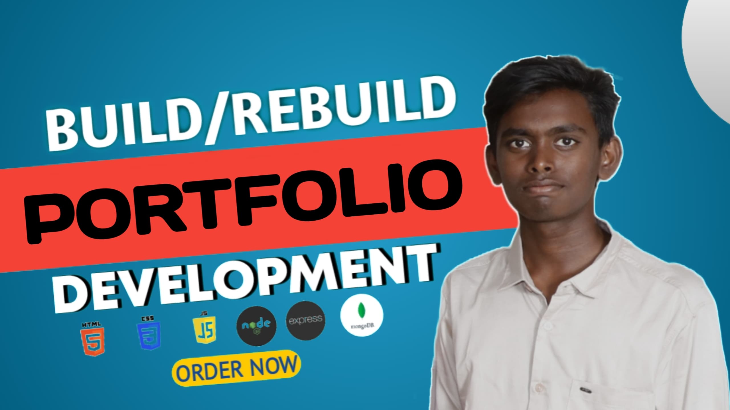 I will create a professional portfolio website using React or Next.js