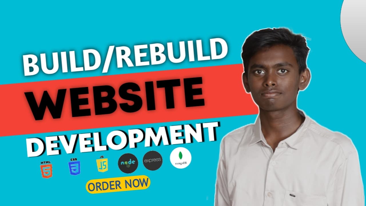 I will develop a modern responsive MERN stack website